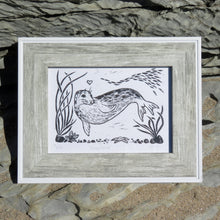 Load image into Gallery viewer, Print  - Limited Edition Lino print of named seal 'Arrowhead'