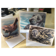 Load image into Gallery viewer, Cards - Sarah Bell Watercolour Seal Collection