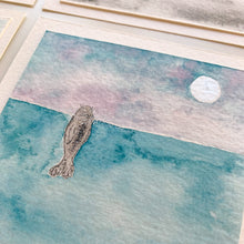 Load image into Gallery viewer, Watercolour - Seal Art by The Lady Sea Goat