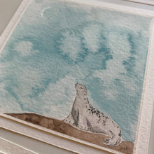Load image into Gallery viewer, Watercolour - Seal Art by The Lady Sea Goat