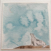 Load image into Gallery viewer, Watercolour - Seal Art by The Lady Sea Goat