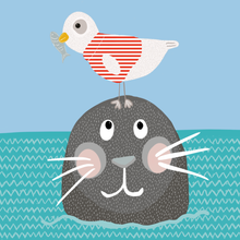 Load image into Gallery viewer, Poster - Sammy the Seal A3