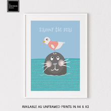 Load image into Gallery viewer, Poster - Sammy the Seal A3