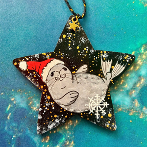 MoonSeals - Seal Star Christmas Decorations