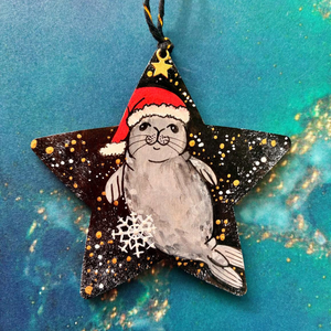 MoonSeals - Seal Star Christmas Decorations