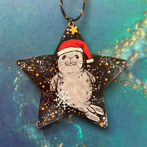 MoonSeals - Seal Star Christmas Decorations