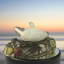 Load image into Gallery viewer, Art - Seal sculpture: Albino Badger