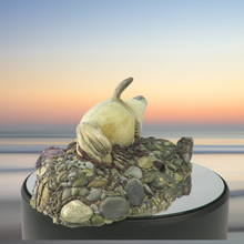 Load image into Gallery viewer, Art - Seal sculpture: Pale Badger Pup