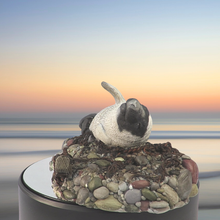 Load image into Gallery viewer, Art - Seal sculpture: &#39;Panda&#39; Pup