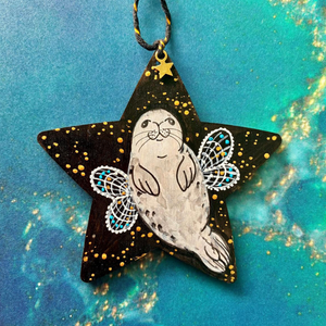 MoonSeals - Seal Star Christmas Decorations