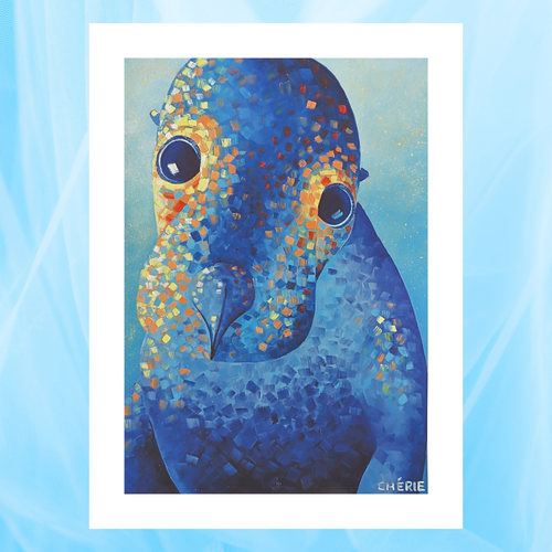 Art - Print: Deep Blue Seal