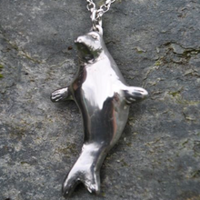 Load image into Gallery viewer, Necklace - Pewter Seal Pendant