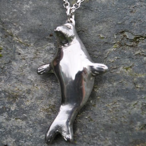 Necklace - Pewter Seal Pendant