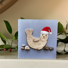 Load image into Gallery viewer, Card - Christmas Seal Pup