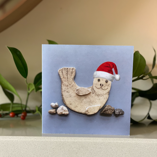 Cards - Christmas Seal Pup