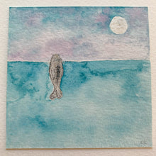 Load image into Gallery viewer, Watercolour - Seal Art by The Lady Sea Goat